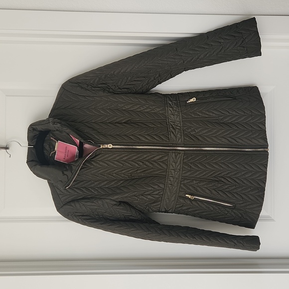kate spade Jackets & Blazers - Kate Spade Army Green Quilted Jacket